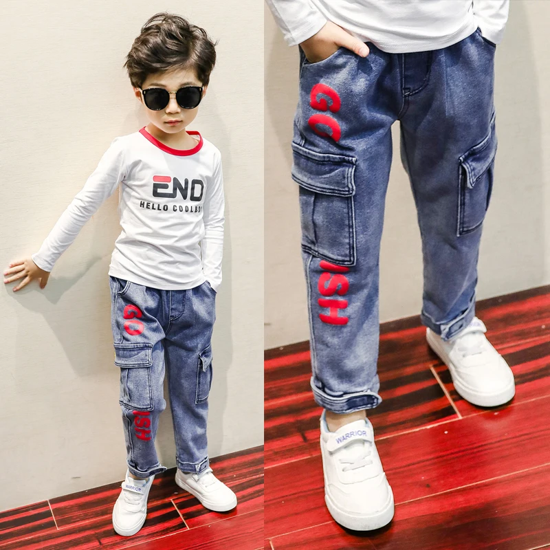 Street Boys Spring Jeans Kids Overall Trousers Denim Light Color Clothes Boys Cowboy Designers Children Pencil Pants 3 To 16 Yrs
Street Boys Spring Jeans Kids Overall Trousers Denim Light Color Clothes Boys Cowboy Designers Children Pencil Pants 3 To 16 Yrs