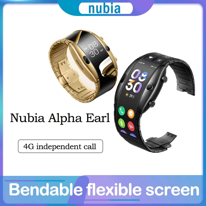 Original Nubia Alpha Smart Watches Snapdragon 8909W 1GB RAM 8GB ROM4.01 inch OLED Screen Nubia Alpha Watch Cell Phone 500mAh
Original Nubia Alpha Smart Watches Snapdragon 8909W 1GB RAM 8GB ROM4.01 inch OLED Screen Nubia Alpha Watch Cell Phone 500mAh