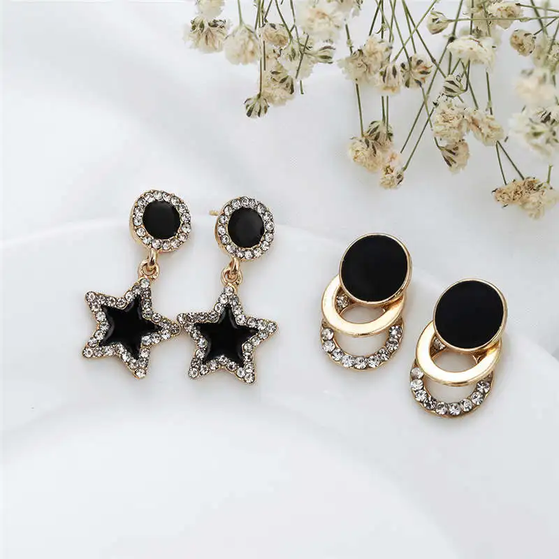 Statement Earrings 2020 Black Square Geometric Earrings For Women Crystal Luxury Wedding Rhinestone Earring Gold Color
Statement Earrings 2020 Black Square Geometric Earrings For Women Crystal Luxury Wedding Rhinestone Earring Gold Color