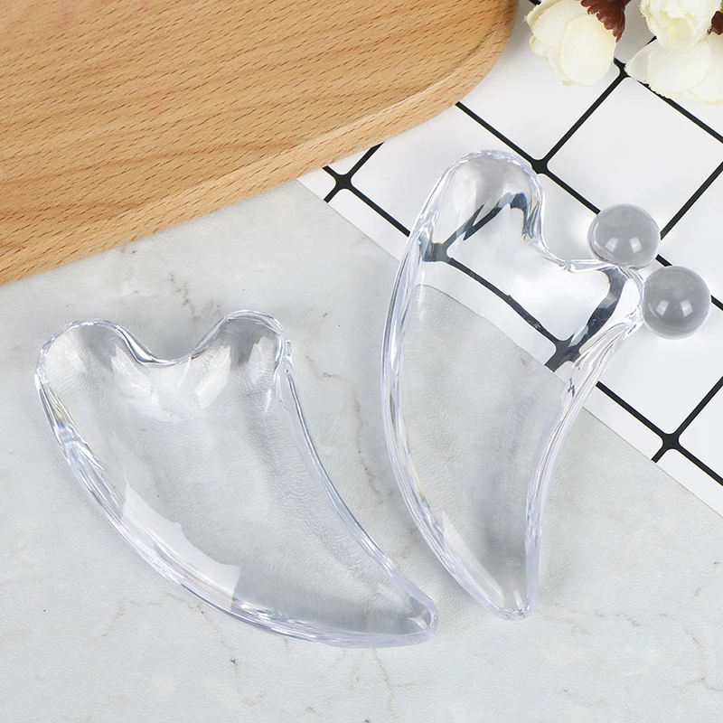 

3D натуральный кристалл гуаша скребок массажный инструмент спа терапия гуаша массажер соскабливающая доска антистресс тело 2 стиль