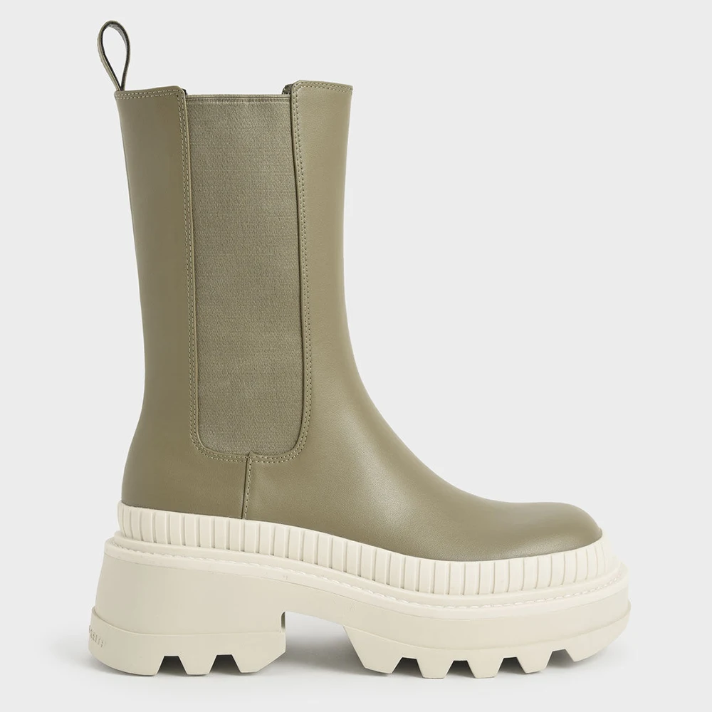 Platform Boots Winter 2021 Green Beige Leather Autumn Martin Boots Female Mid-tube Thick-soled Women's Straight Chelsea Boot
Platform Boots Winter 2021 Green Beige Leather Autumn Martin Boots Female Mid-tube Thick-soled Women's Straight Chelsea Boot