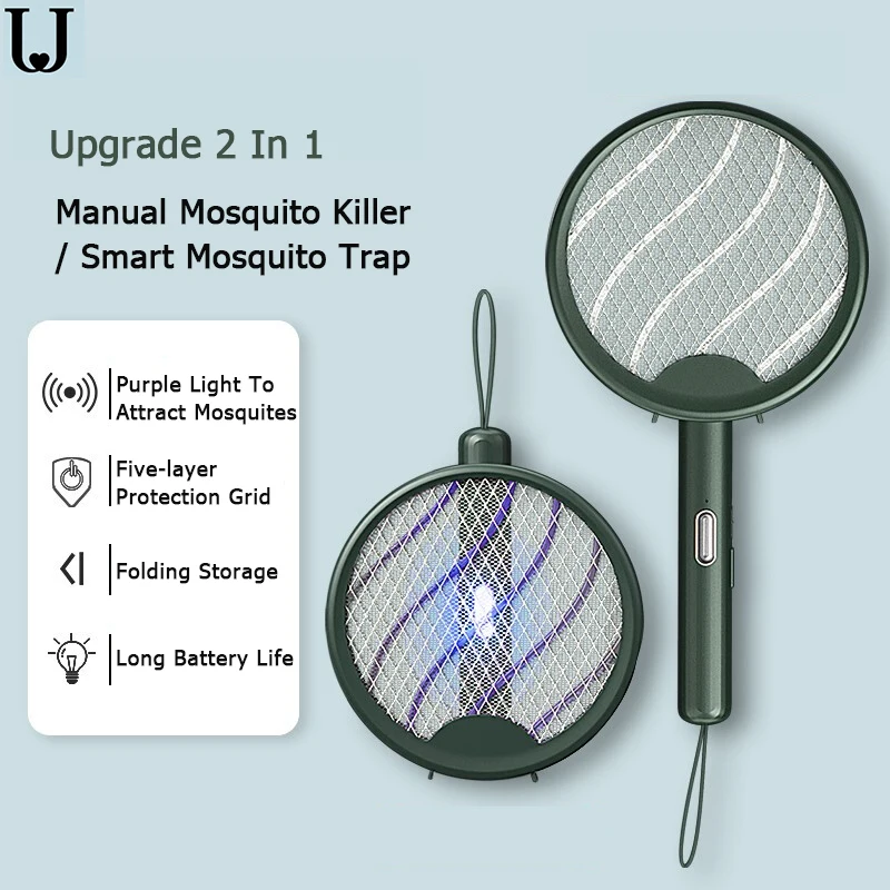 Xiaomi Jordan Judy - Rotating Electric Fly Swatter Five Layer Folding Anti-Mosquito Lamp, Protective Net, USB Charging Heatsink
Xiaomi Jordan Judy - Rotating Electric Fly Swatter Five Layer Folding Anti-Mosquito Lamp, Protective Net, USB Charging Heatsink