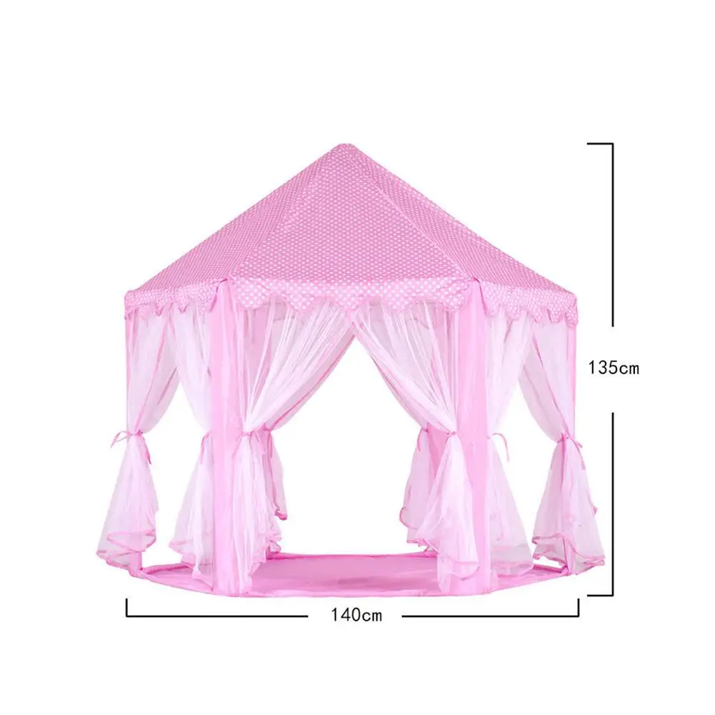 1.4m Children Princess Pink Castle Tents Portable Boys Girls Indoor Outdoor Garden Folding Play Tent Lodge Kids Balls Pool Play 
1.4m Children Princess Pink Castle Tents Portable Boys Girls Indoor Outdoor Garden Folding Play Tent Lodge Kids Balls Pool Play