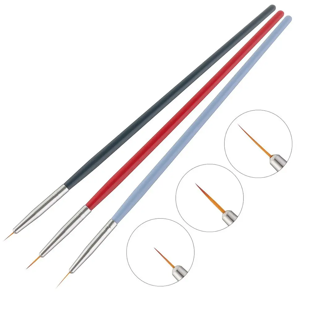 3PCS/Set New Nail Brushl Art Line Painting Pen 3D Tips DIY Acrylic UV Gel Brushes Drawing Design Girl Manicure Painting Tool
3PCS/Set New Nail Brushl Art Line Painting Pen 3D Tips DIY Acrylic UV Gel Brushes Drawing Design Girl Manicure Painting Tool