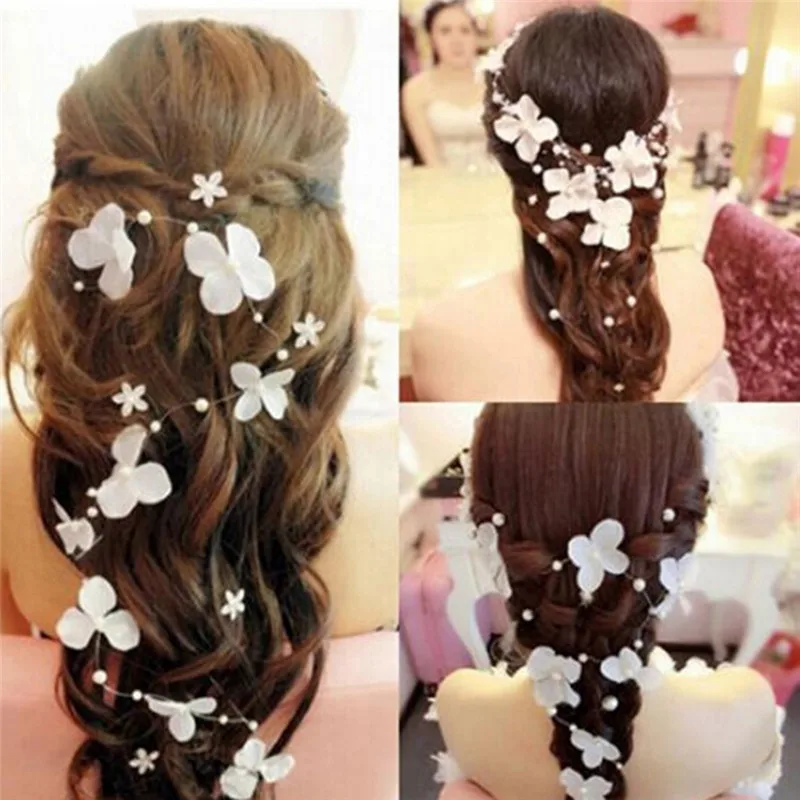 Pearl Flower Floral Hariband Bridal Wedding Party Headband Ponytail Holder Sexy
Pearl Flower Floral Hariband Bridal Wedding Party Headband Ponytail Holder Sexy