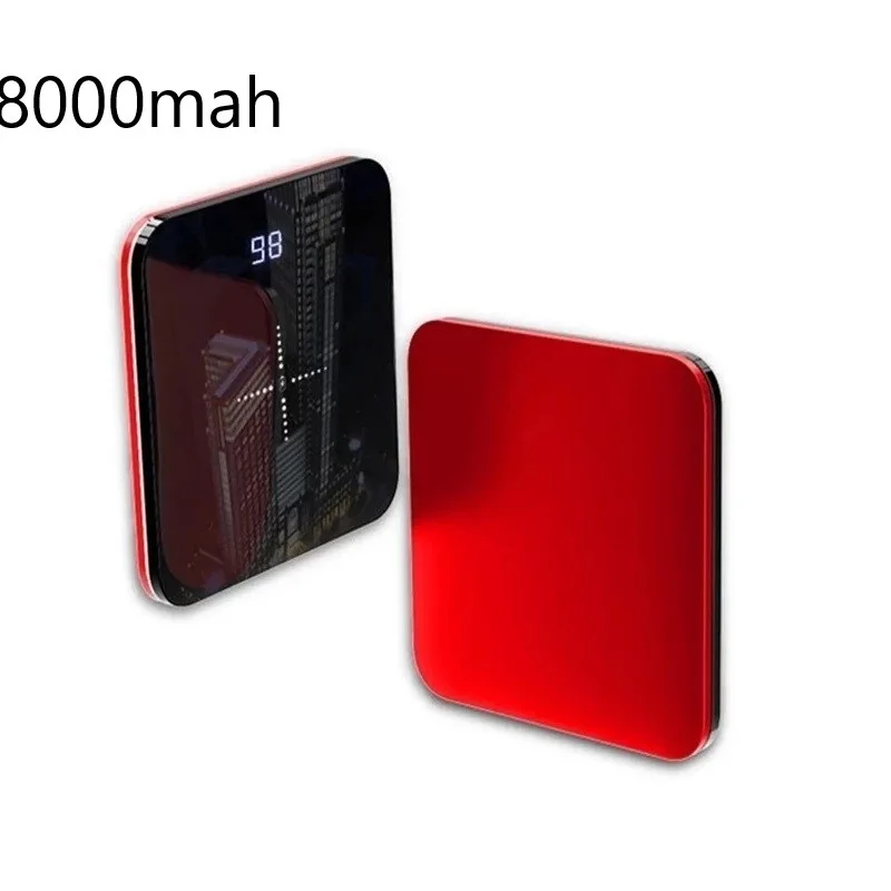 

Ultra Thin Mini Power Bank 8000mAh QI Wireless Charger for iPhone Xiaomi Samsung Poverbank External Battery Wireless Powerbank