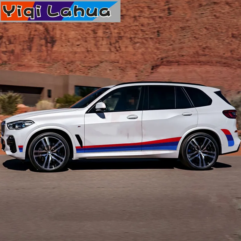 Tricolor Sport Stripes Car Door Side Skirt Sticker Vinyl Decal Auto Body Exterior Accessories For BMW E70 E71 F15 F16 F25 F26
Tricolor Sport Stripes Car Door Side Skirt Sticker Vinyl Decal Auto Body Exterior Accessories For BMW E70 E71 F15 F16 F25 F26