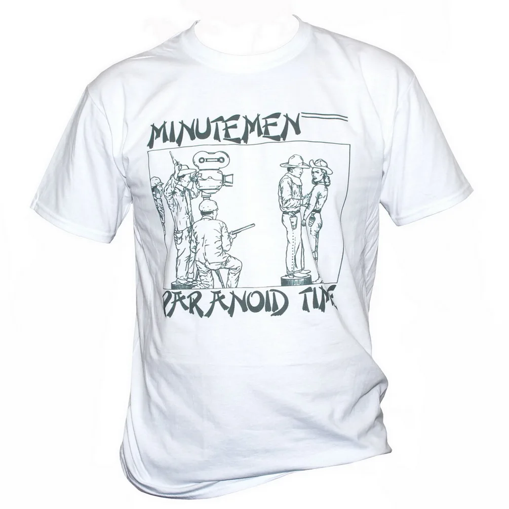 MINUTEMEN/футболка в стиле панк рок с черным флагом графической лентой музыкальная