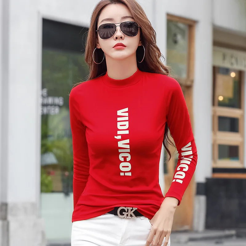 BETHQUENOY Long Sleeve Spring Tshirts Woman Top Letter Cotton Plus Size T Shirt Women Clothes T-Shirt Femme Camisetas Mujer 2021
BETHQUENOY Long Sleeve Spring Tshirts Woman Top Letter Cotton Plus Size T Shirt Women Clothes T-Shirt Femme Camisetas Mujer 2021