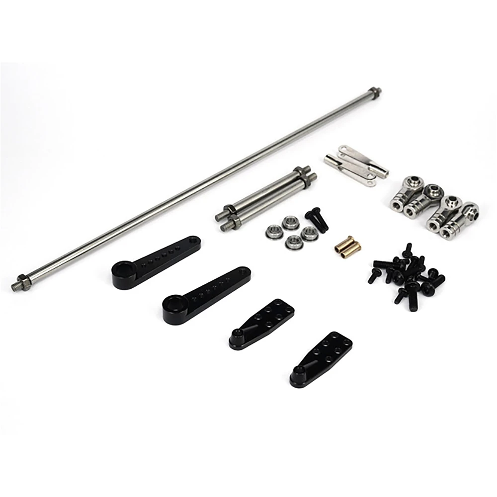 Metal Two-axis Linkage Steering Kit for 1/14 Tractor RC Car 8*8 8*4 Personal DIY Accessories
Metal Two-axis Linkage Steering Kit for 1/14 Tractor RC Car 8*8 8*4 Personal DIY Accessories