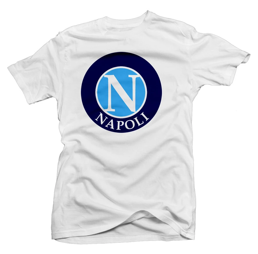 Ssc Napoli Базовая футболка с логотипом Harajuku Хип Хоп Футболка|Мужские футболки| |