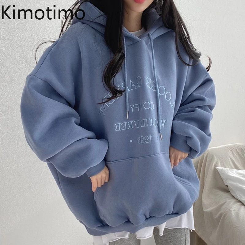 Женская толстовка Kimotimo с капюшоном, женские корейские шикарные повседневные толстовки на шнуровке с вышивкой букв, осенне-зимние топы с дли...
Женская толстовка Kimotimo с капюшоном, женские корейские шикарные повседневные толстовки на шнуровке с вышивкой букв, осенне-зимние топы с дли...