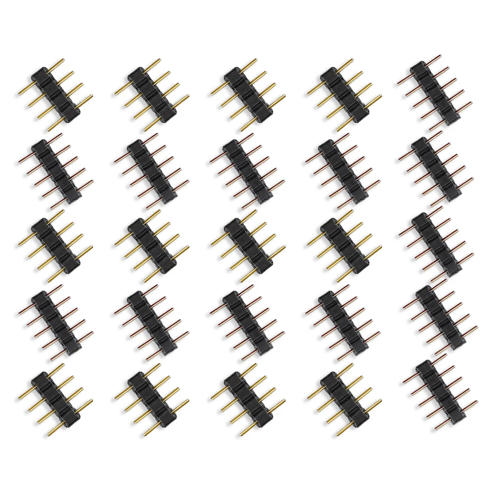 LED Connector Adapter 4Pin 5Pin Needle Male Type Double 4 Pin RGB/5 Pin RGBW Connector for 3528 5050 LED Strip Light 30pcs/lot
LED Connector Adapter 4Pin 5Pin Needle Male Type Double 4 Pin RGB/5 Pin RGBW Connector for 3528 5050 LED Strip Light 30pcs/lot