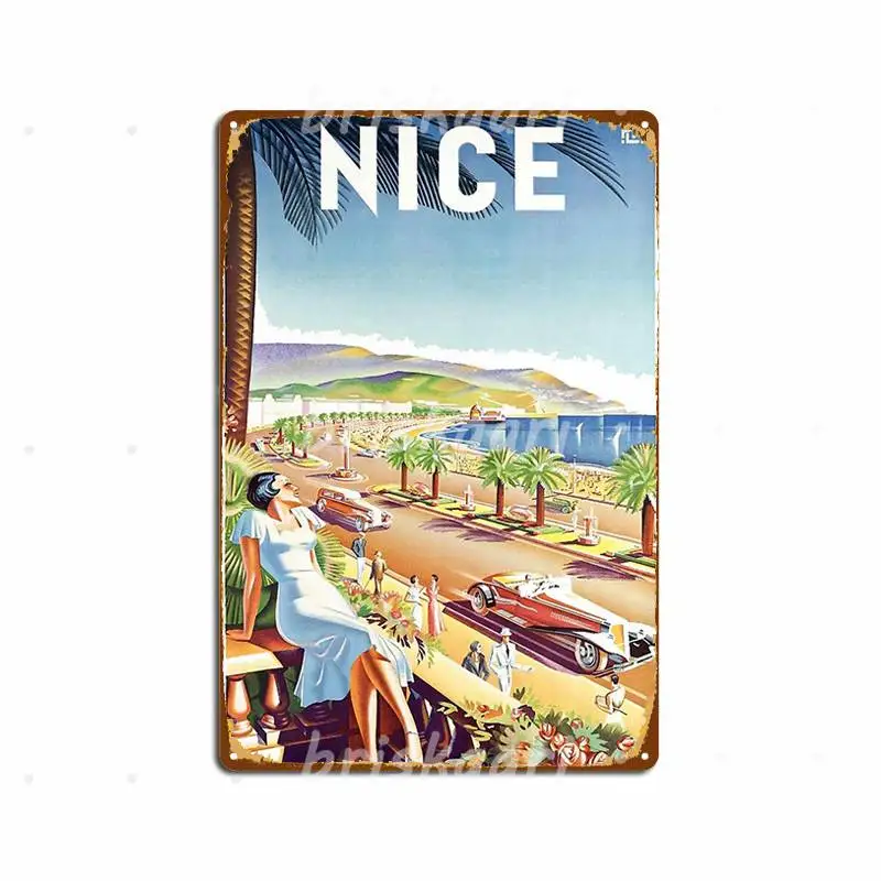 1935 Nice France Travel Poster Metal Signs Cinema Kitchen Garage Club Personalized Plaques Metal Posters
1935 Nice France Travel Poster Metal Signs Cinema Kitchen Garage Club Personalized Plaques Metal Posters