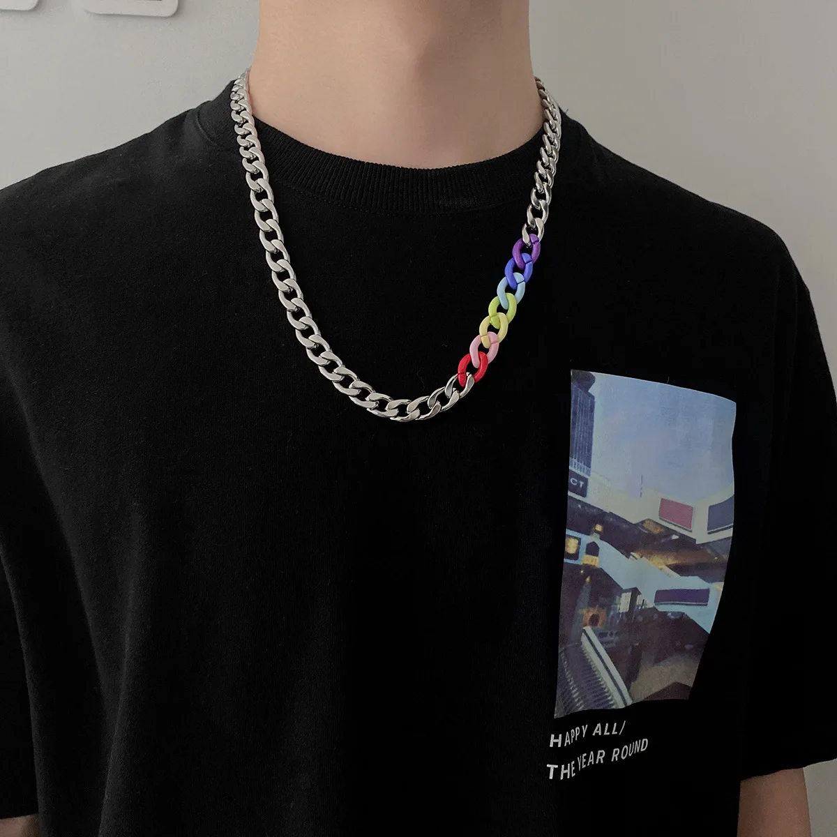 2021 Stainless Steel Jewelry Gothic Chain Necklace Mens Vintage Titanium Steel HipHop Street Holiday Gift Women Couples Matching
2021 Stainless Steel Jewelry Gothic Chain Necklace Mens Vintage Titanium Steel HipHop Street Holiday Gift Women Couples Matching