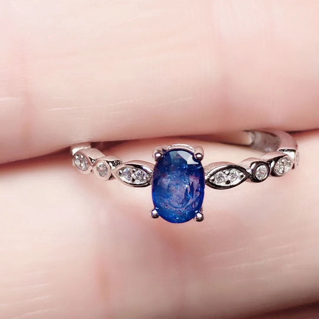 Retro 4x6mm Oval Cut Natural Dark Blue Gemstone on Sterling Silver Ring Solid sv925 Handmade Jewelry Resizable Engagement Ring
Retro 4x6mm Oval Cut Natural Dark Blue Gemstone on Sterling Silver Ring Solid sv925 Handmade Jewelry Resizable Engagement Ring