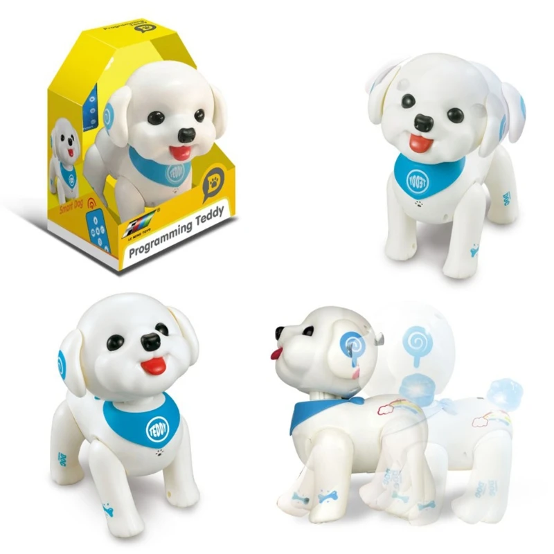 RC Robot Dog Smart Puppy Teddy Programmable Voice Control Singing Walking Remote Control Electronic Pet Educational Toys
RC Robot Dog Smart Puppy Teddy Programmable Voice Control Singing Walking Remote Control Electronic Pet Educational Toys