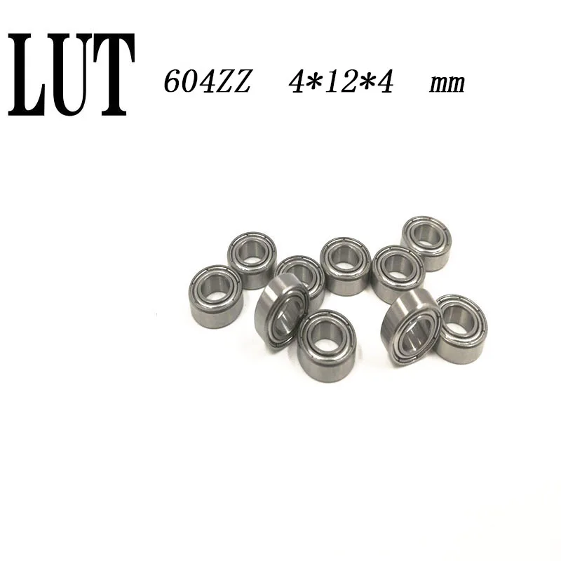 10 шт./лот высокое качество ABEC-5 604ZZ 604Z 604-2Z 604 ZZ 4x12x4 мм Мини Миниатюрный