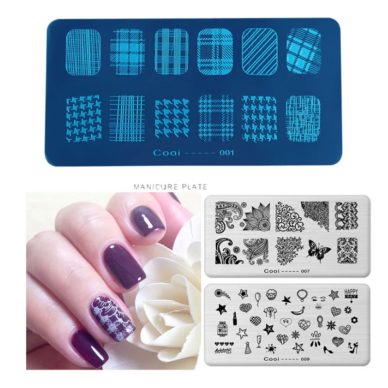 36 Model Nail Art Stamping Plate Set Flower Geometry Animals DIY Nail Designs Nail Template Plate Rectangle Stencil Stamp
36 Model Nail Art Stamping Plate Set Flower Geometry Animals DIY Nail Designs Nail Template Plate Rectangle Stencil Stamp