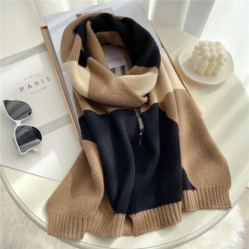 Women Knitted Long Scarf Winter Warm Pashmina Shawl Wrap Lady Cashmere Thick Scarves Spring Geometric Wool Bufanda
Women Knitted Long Scarf Winter Warm Pashmina Shawl Wrap Lady Cashmere Thick Scarves Spring Geometric Wool Bufanda