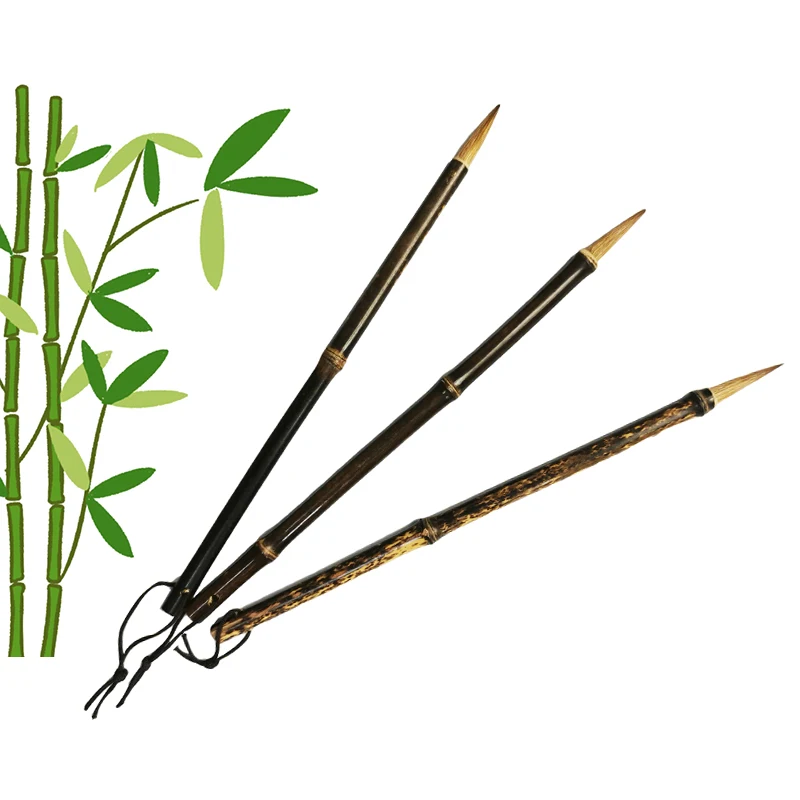 1 Pcs Art brush ancient bamboo rod hook line stroke pen wolf hair brush landscape painting coloring calligraphy practice
1 Pcs Art brush ancient bamboo rod hook line stroke pen wolf hair brush landscape painting coloring calligraphy practice