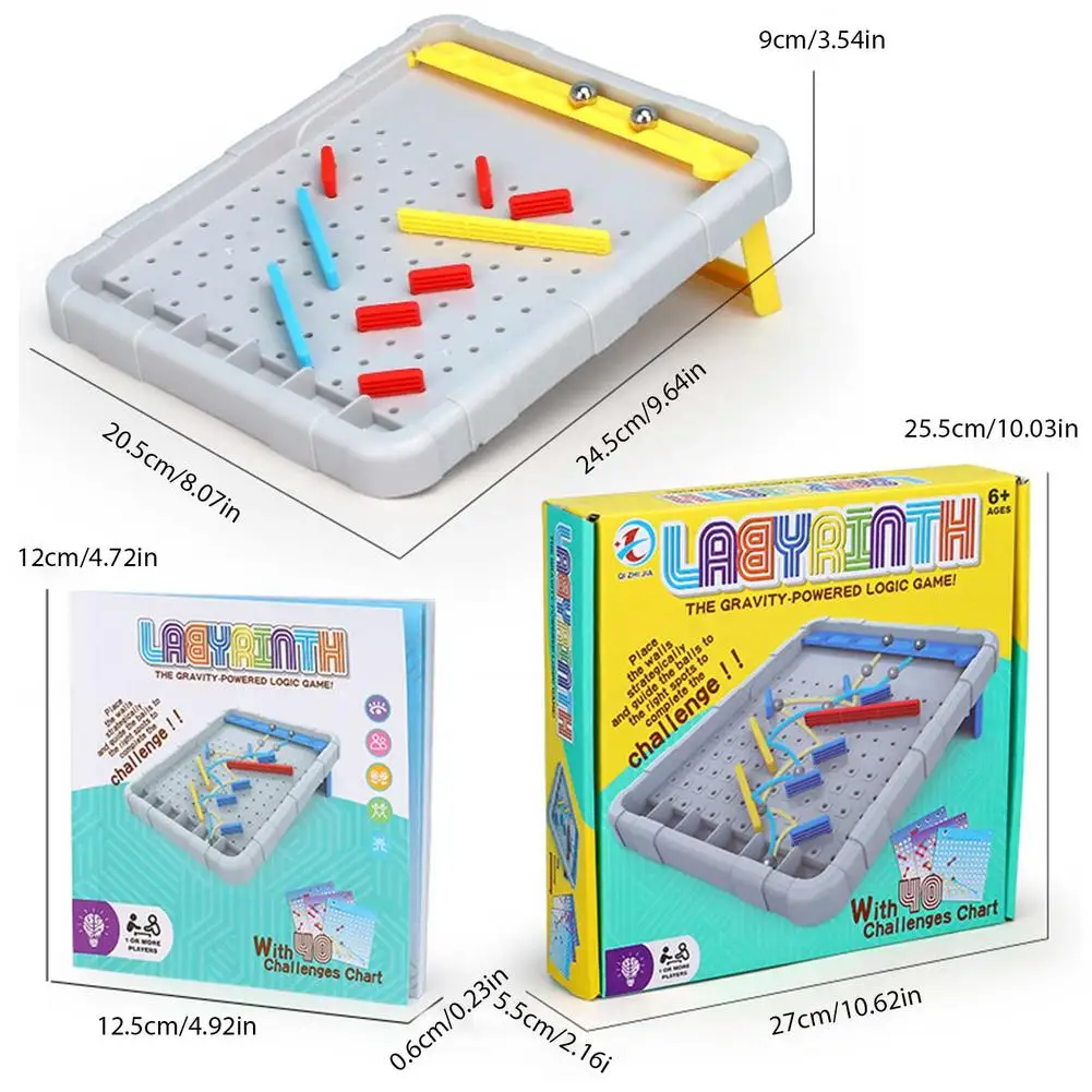 Pinball Line Maze Board Game Puzzles Kids Magnetic Parent-child Educational Toy For Children Fun Bead Box Baby Puzzle Maze Board
Pinball Line Maze Board Game Puzzles Kids Magnetic Parent-child Educational Toy For Children Fun Bead Box Baby Puzzle Maze Board