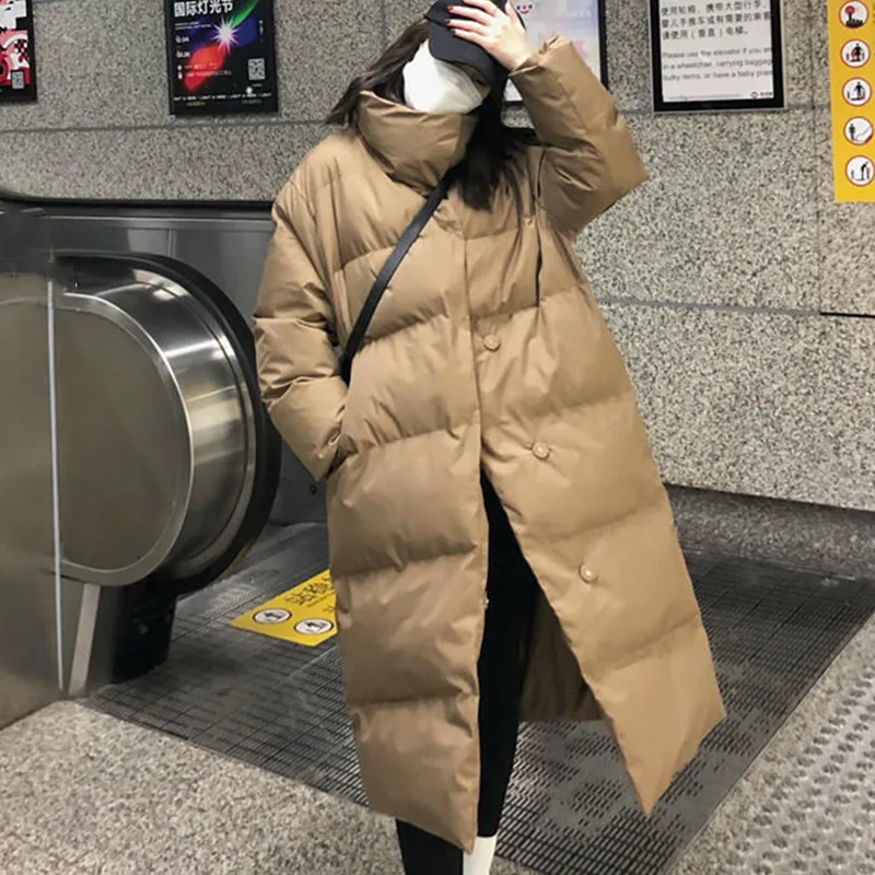 New Padded Long Winter Jackets Women's Parkas Hooded Loose Solid Warm Down Cotton Coat Female Vintage Thick Oversize Coats Q5141
New Padded Long Winter Jackets Women's Parkas Hooded Loose Solid Warm Down Cotton Coat Female Vintage Thick Oversize Coats Q5141