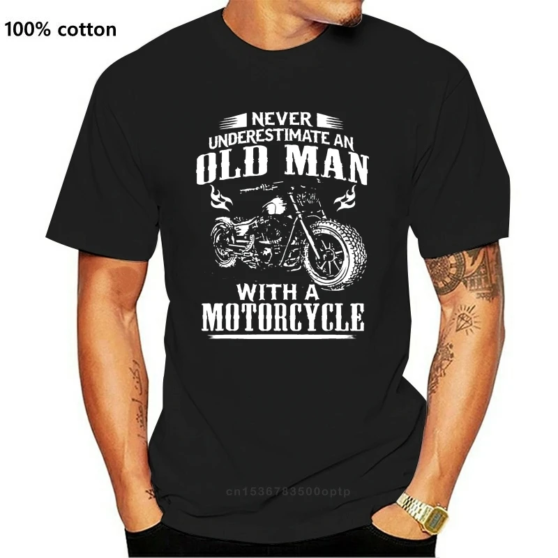 New Black Never Underestimate An Old Man With A Motorcycle T Shirt 100% Cotton Brand Clothing Tee Shirt
New Black Never Underestimate An Old Man With A Motorcycle T Shirt 100% Cotton Brand Clothing Tee Shirt