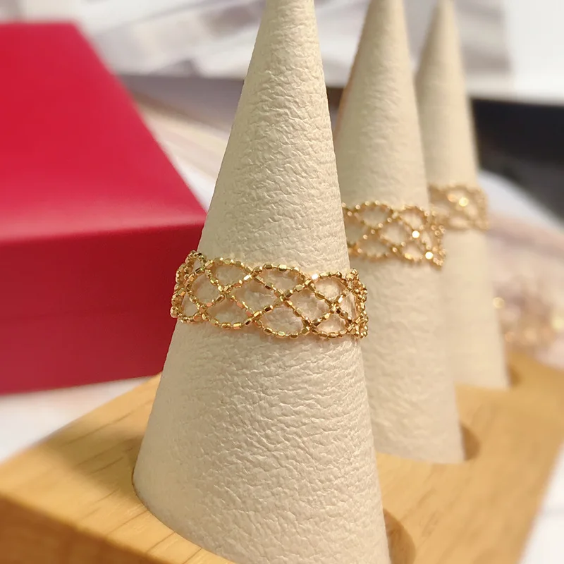 POFUNUO Real 18K Gold Adjustable Ring Pure AU750 Lace Soft Chain Design for Women Fine Jewelry Gift
POFUNUO Real 18K Gold Adjustable Ring Pure AU750 Lace Soft Chain Design for Women Fine Jewelry Gift