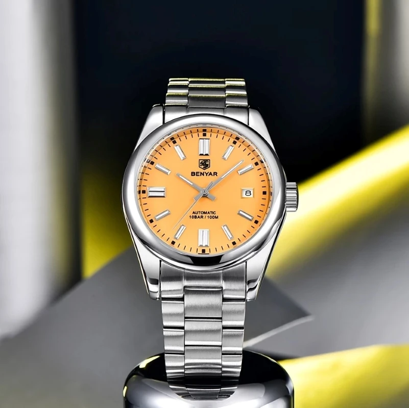 2021 New BENYAR Man Watch Brand Top Luxury ST6 Movement Sports Men's Mechanic Watches Leisure 100M Waterproof Relogio Masculino
2021 New BENYAR Man Watch Brand Top Luxury ST6 Movement Sports Men's Mechanic Watches Leisure 100M Waterproof Relogio Masculino