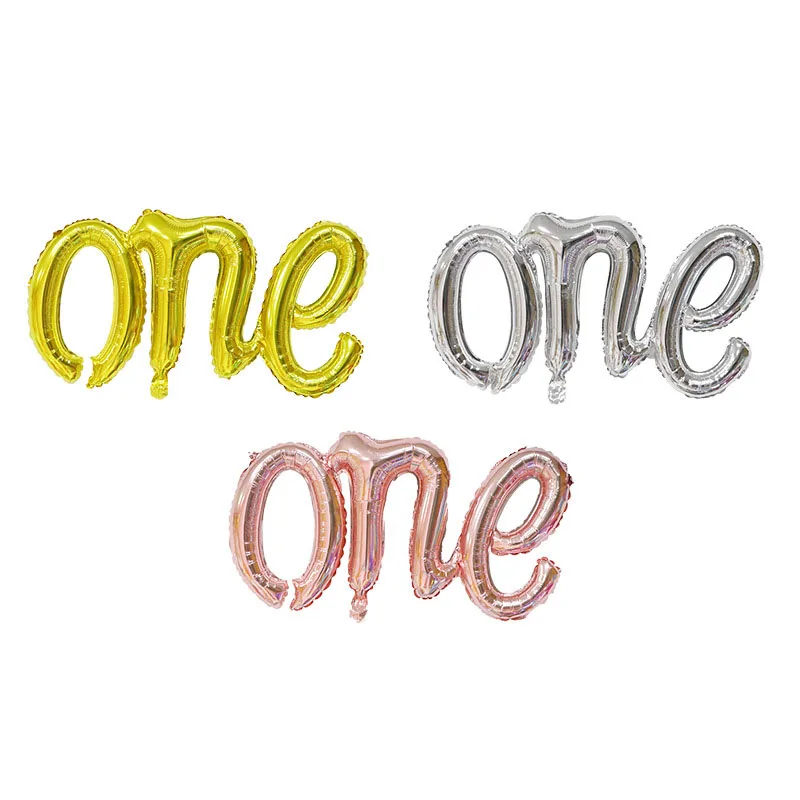 1 Pcs Creative Large Conjoined ONE Aluminum Foil Balloon Baby 1 Year Old Birthday Decoration Letter 1 Anniversary Party Supplies
1 Pcs Creative Large Conjoined ONE Aluminum Foil Balloon Baby 1 Year Old Birthday Decoration Letter 1 Anniversary Party Supplies