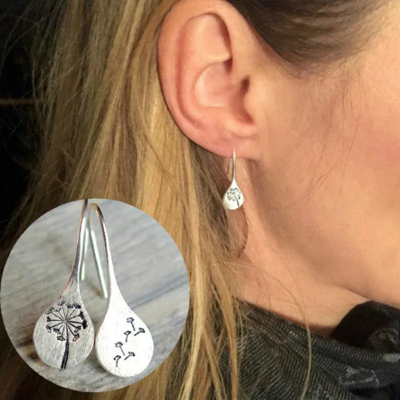 Woman Dandelion Simple Retro Earrings Hand-carved Dandelion Shape Seed Earrings Female Earrings Wholesale 2020 Trend
Woman Dandelion Simple Retro Earrings Hand-carved Dandelion Shape Seed Earrings Female Earrings Wholesale 2020 Trend