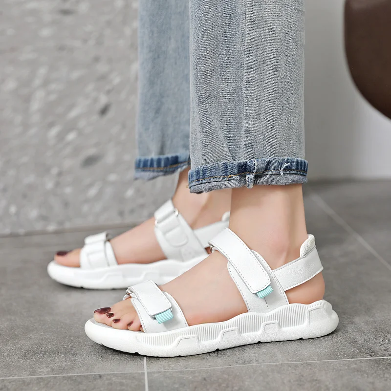 Шлепанцы женские на платформе для отдыха, сланцы, пляжные сандалии, кожаные дышащие, летняя обувь 
Шлепанцы женские на платформе для отдыха, сланцы, пляжные сандалии, кожаные дышащие, летняя обувь