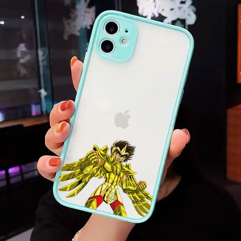 Saint Seiya cartoon anime Phone Case Matte Transparent for iPhone 7 8 11 12 s mini pro X XS XR MAX Plus cover funda
Saint Seiya cartoon anime Phone Case Matte Transparent for iPhone 7 8 11 12 s mini pro X XS XR MAX Plus cover funda
