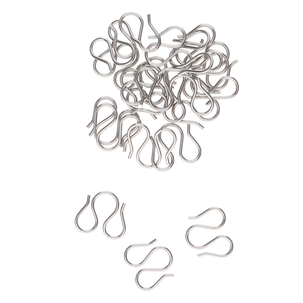 20pcs Stainless Steel Bracelet Clasps Connectors Hooks for Jewelry Making DIY
20pcs Stainless Steel Bracelet Clasps Connectors Hooks for Jewelry Making DIY