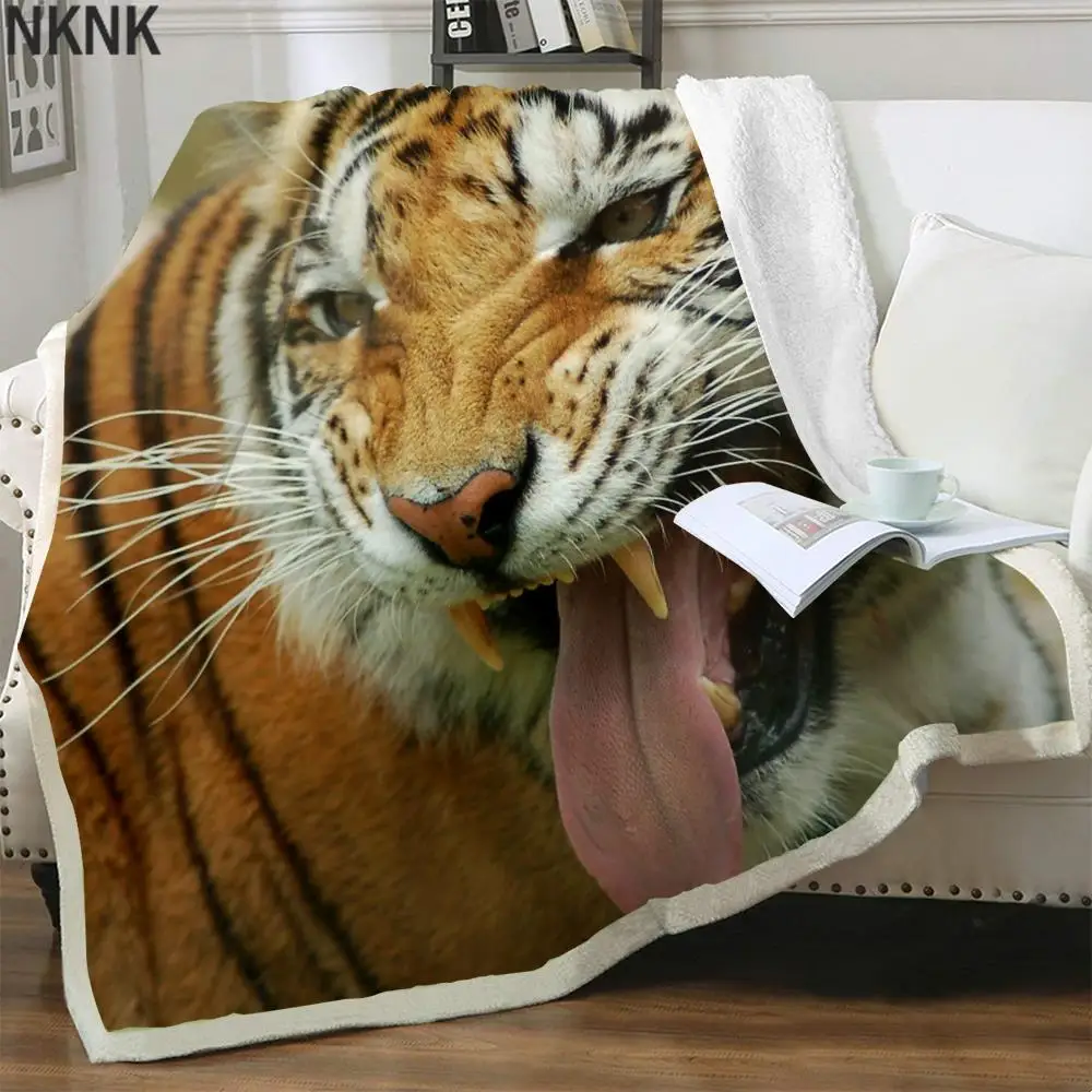 NKNK Brank Tiger Blankets Animal Blankets for beds Large Bedding Throw Art Bedspread for bed Sherpa Blanket New High Quality 
NKNK Brank Tiger Blankets Animal Blankets for beds Large Bedding Throw Art Bedspread for bed Sherpa Blanket New High Quality