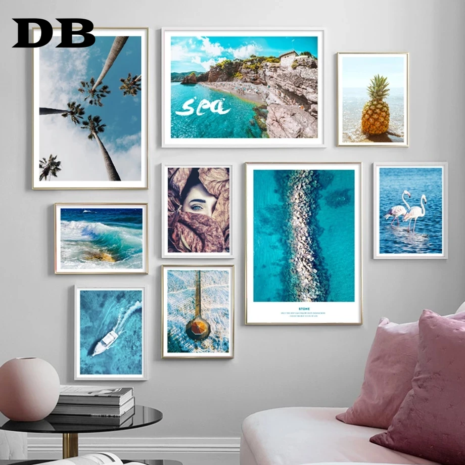 Sea Beach Coconut Tree Road Woman Landscape Nordic Posters And Prints Wall Art Canvas Painting Wall Pictures For Living Room
Sea Beach Coconut Tree Road Woman Landscape Nordic Posters And Prints Wall Art Canvas Painting Wall Pictures For Living Room