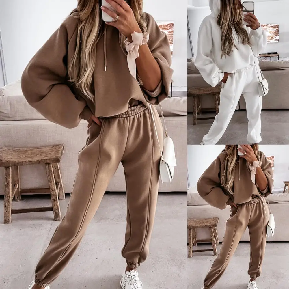 Women Tracksuit 2piece Set Harajuku Sport Suits Casual Sweatshirts Pullover Trousers Suits Outfits Lace Up Sportswear Sport Suit
Women Tracksuit 2piece Set Harajuku Sport Suits Casual Sweatshirts Pullover Trousers Suits Outfits Lace Up Sportswear Sport Suit