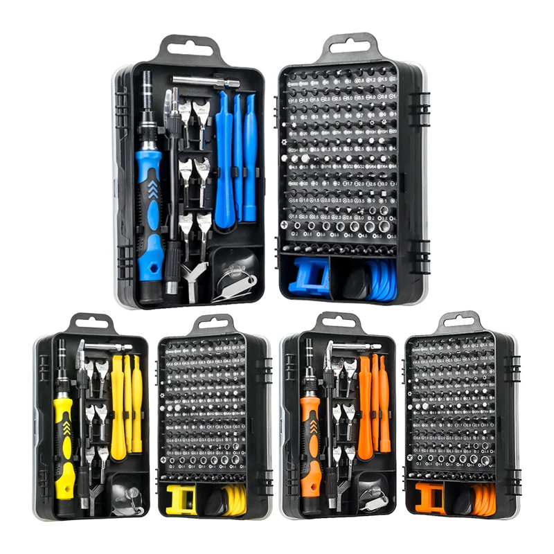115 in 1 S2 Screwdriver Set of Screw Driver Bit Set Multi-function Precision Mobile Phone Repair Device Hand Tools Kit Torx Hex
115 in 1 S2 Screwdriver Set of Screw Driver Bit Set Multi-function Precision Mobile Phone Repair Device Hand Tools Kit Torx Hex