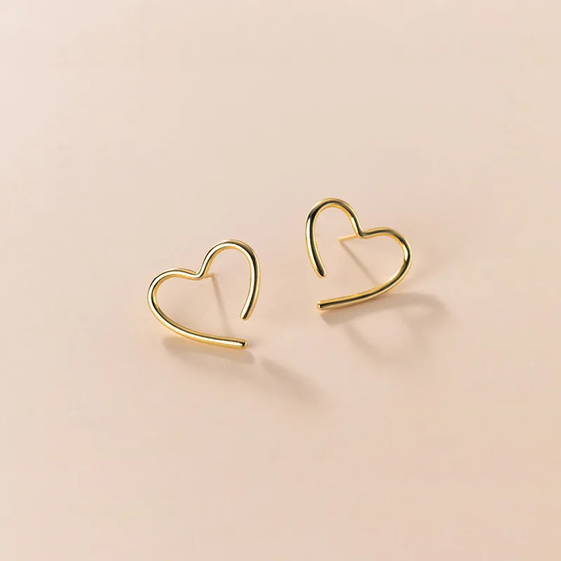 Irregular Love Heart Shape Gold Color Plated Studs Earrings For fashion women Love Gifts for Women Girls Jewelry Accessories
Irregular Love Heart Shape Gold Color Plated Studs Earrings For fashion women Love Gifts for Women Girls Jewelry Accessories