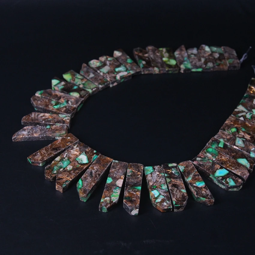 15.5"strand Green Brown Ocean Emperor Stone Top Drilled Raw Slice Loose Beads,Sea Sediment Jaspers Slab Pendant Necklace Making
15.5"strand Green Brown Ocean Emperor Stone Top Drilled Raw Slice Loose Beads,Sea Sediment Jaspers Slab Pendant Necklace Making