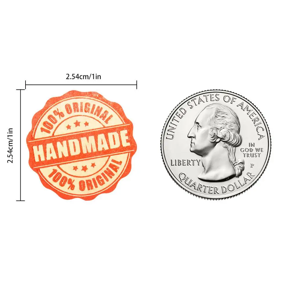500pcs Round Handmade 100% Original Stickers Seal Labels Roll Sticker for Package Decorate Handmade Sticker Stationery Supplies
500pcs Round Handmade 100% Original Stickers Seal Labels Roll Sticker for Package Decorate Handmade Sticker Stationery Supplies