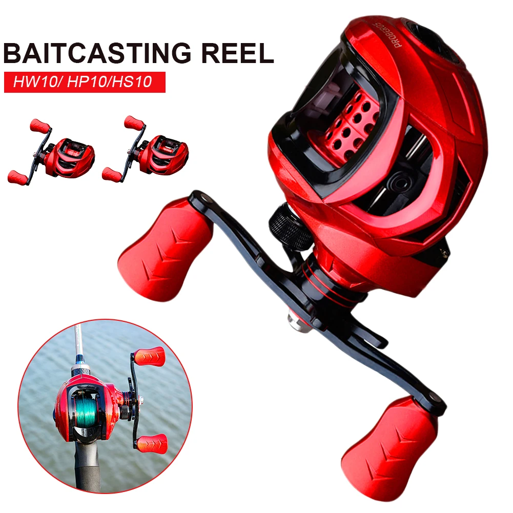 Baitcasting Reel 7.2:1 Gear Ratio Reel Freshwater Aluminum Spool 3+1BB 10 KG Max Drag Fishing Reel 10 Magnetic Brake System
Baitcasting Reel 7.2:1 Gear Ratio Reel Freshwater Aluminum Spool 3+1BB 10 KG Max Drag Fishing Reel 10 Magnetic Brake System
