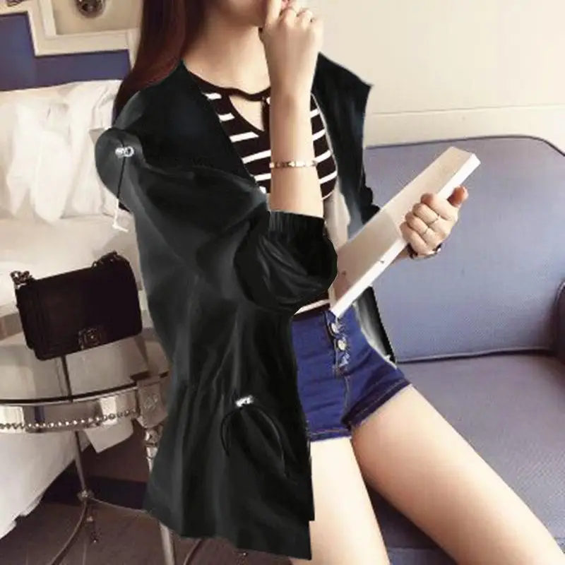 Women's Mid-length Cardigan Korean Style Spring Autumn Casual Thin Long-sleeve Zipper Hoodie Outerwear
Women's Mid-length Cardigan Korean Style Spring Autumn Casual Thin Long-sleeve Zipper Hoodie Outerwear