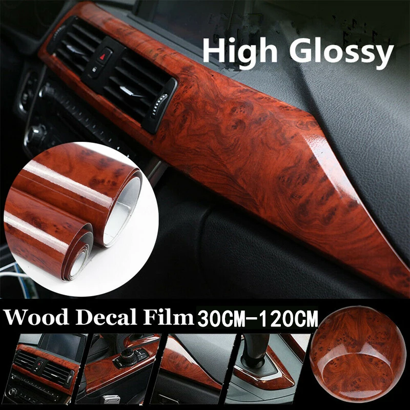 Car High Glossy Sticker Auto Internal Adhesive DIY Film Wood Grain Vinyl Decals Universal Auto Accessories For BMW Passat Tesla
Car High Glossy Sticker Auto Internal Adhesive DIY Film Wood Grain Vinyl Decals Universal Auto Accessories For BMW Passat Tesla