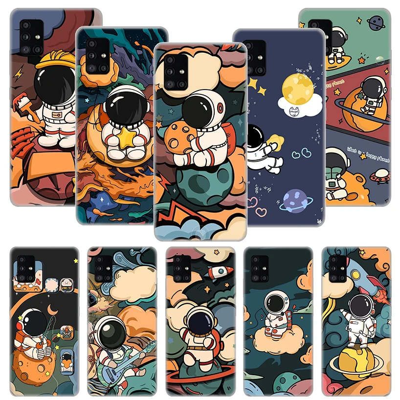 Cartoon Planet Astronaut Phone Case Funda For Samsung Galaxy A51 A71 A02S A50 A70 A30 A40 A20 A10S A20E A01 A91 A81 Cover Coque
Cartoon Planet Astronaut Phone Case Funda For Samsung Galaxy A51 A71 A02S A50 A70 A30 A40 A20 A10S A20E A01 A91 A81 Cover Coque