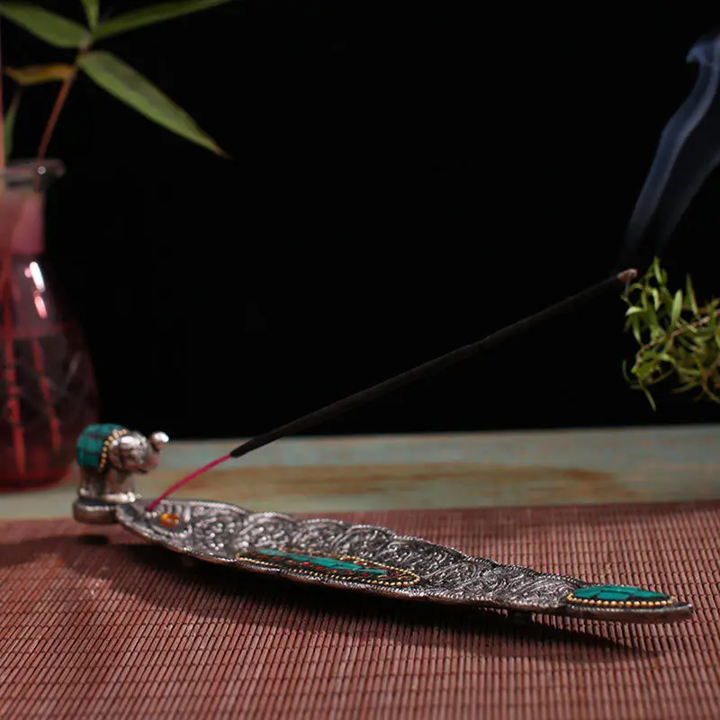 Indian Incense Burner Imported Handmade Pure Copper Alloy Small Incense Stick Incense Incense Board Smoked Household Indoor 
Indian Incense Burner Imported Handmade Pure Copper Alloy Small Incense Stick Incense Incense Board Smoked Household Indoor