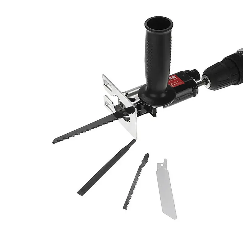 Multifunction Reciprocating Saw Attachment Change Electric Drill Into Reciprocating Saw Jig Saw Metal File To Wood Metal Cutting
Multifunction Reciprocating Saw Attachment Change Electric Drill Into Reciprocating Saw Jig Saw Metal File To Wood Metal Cutting