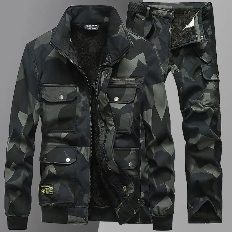 2021 Winter Thicken Tactical Training Suit Labor Protection Tooling Welding Military Uniform and Camouflage Clothing Two - Piece
2021 Winter Thicken Tactical Training Suit Labor Protection Tooling Welding Military Uniform and Camouflage Clothing Two - Piece