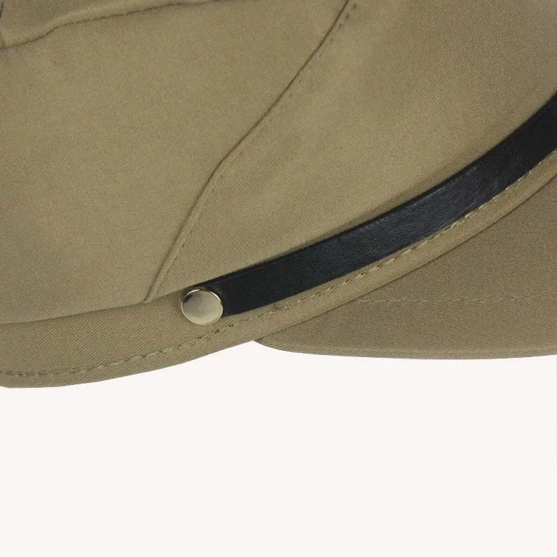 PCFDDR European and American retro flat top splicing NAVY HAT women autumn and winter fashion cap college windbreaker
PCFDDR European and American retro flat top splicing NAVY HAT women autumn and winter fashion cap college windbreaker